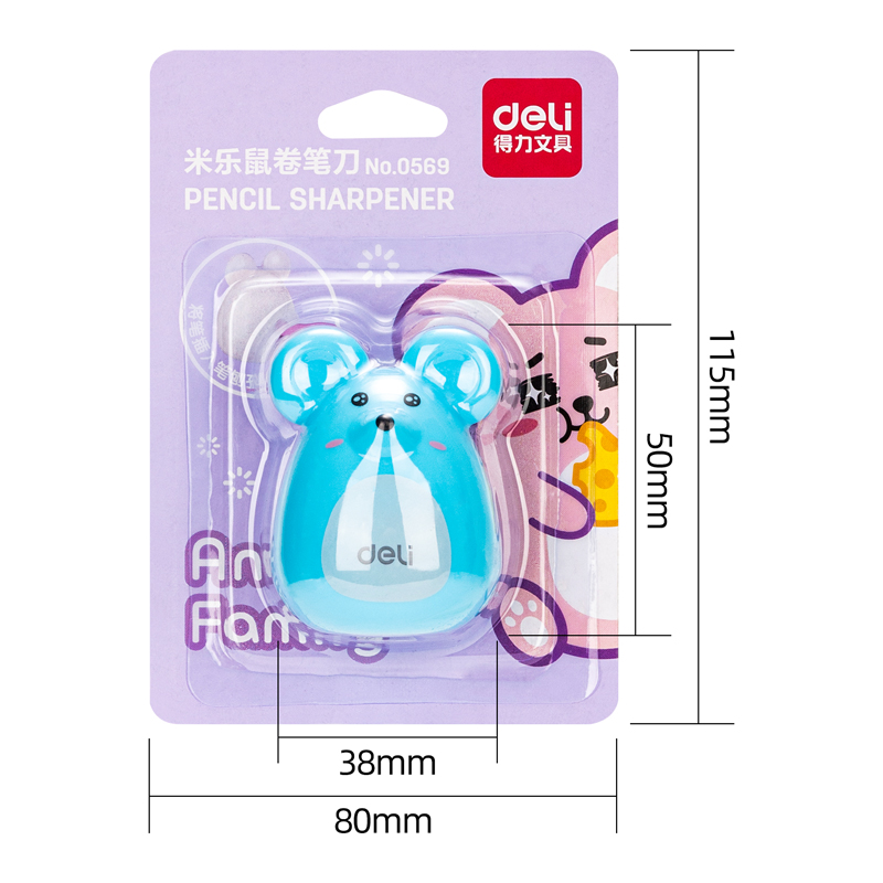 纵横0569米乐鼠卷笔刀(混)(只)