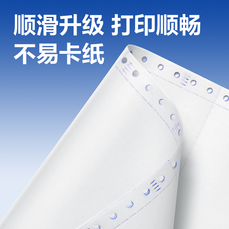 纵横莱茵河L241-5电脑打印纸(S白色撕边)(1000页/盒)