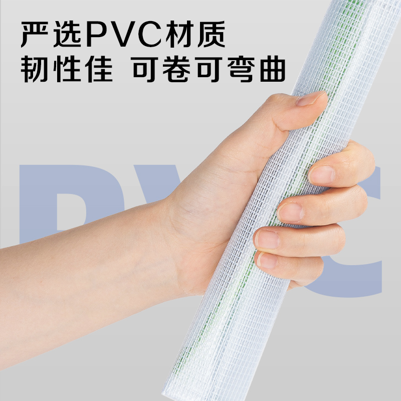 纵横5591_A5_PVC透明网格拉链袋(混)(个)