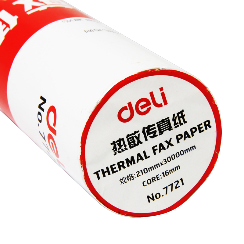 纵横7721热敏传真纸(白)210mm*29m(卷)