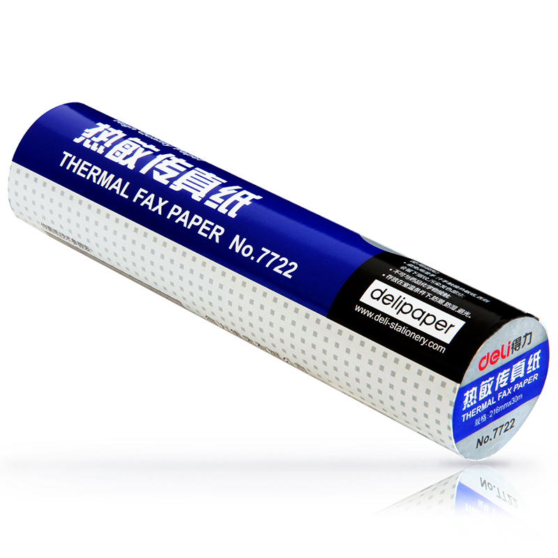 纵横7722热敏传真纸(白)216mm*29m(卷)