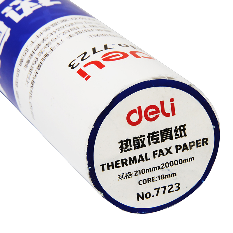 纵横7723热敏传真纸(白)210mm*19m(卷)