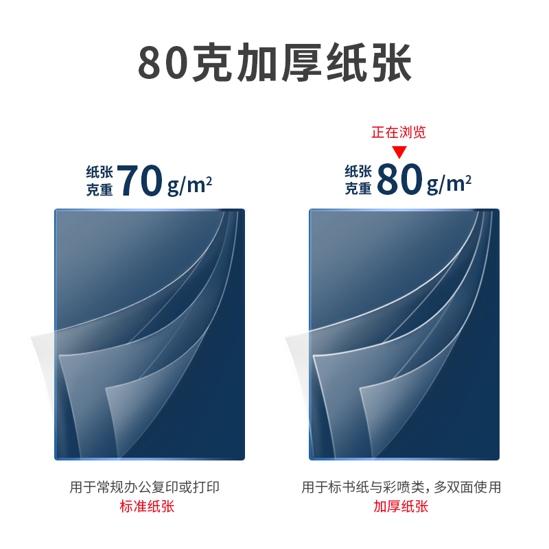 纵横7759白令海复印纸(A4-80g-10包)(包)