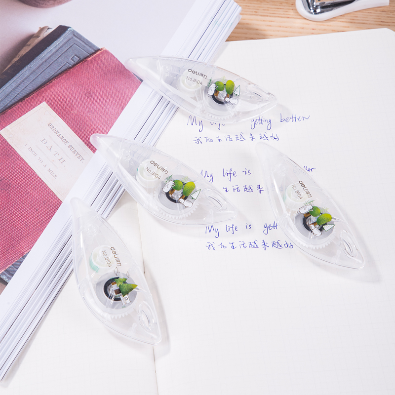纵横优酷8104叶子修正带(混)(4只/卡)
