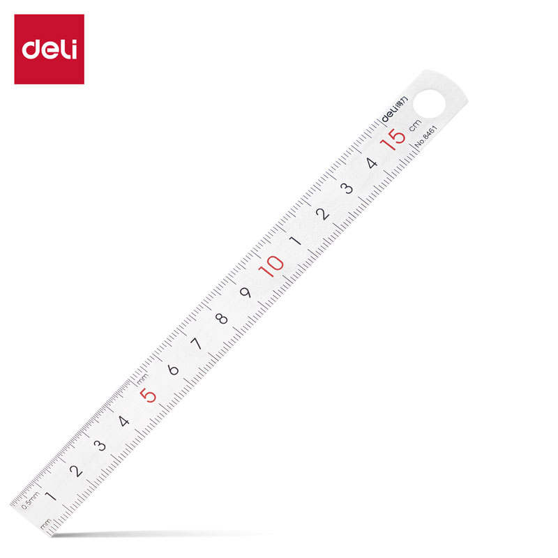 纵横8461钢直尺15cm(银色)(只)