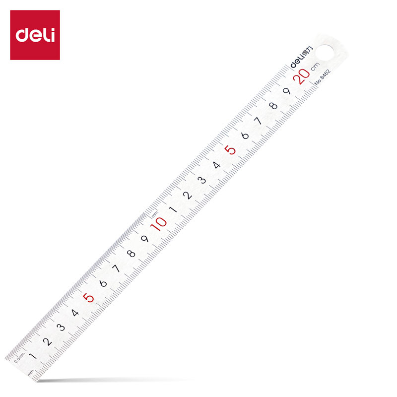 纵横8462钢直尺20cm(银色)(只)