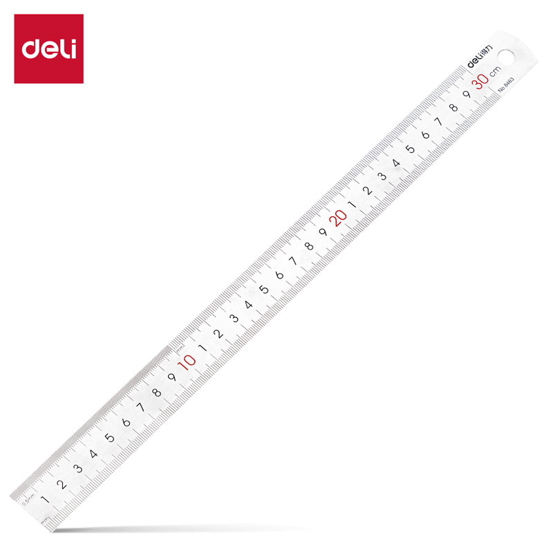 纵横8463钢直尺30cm(银色)(只)