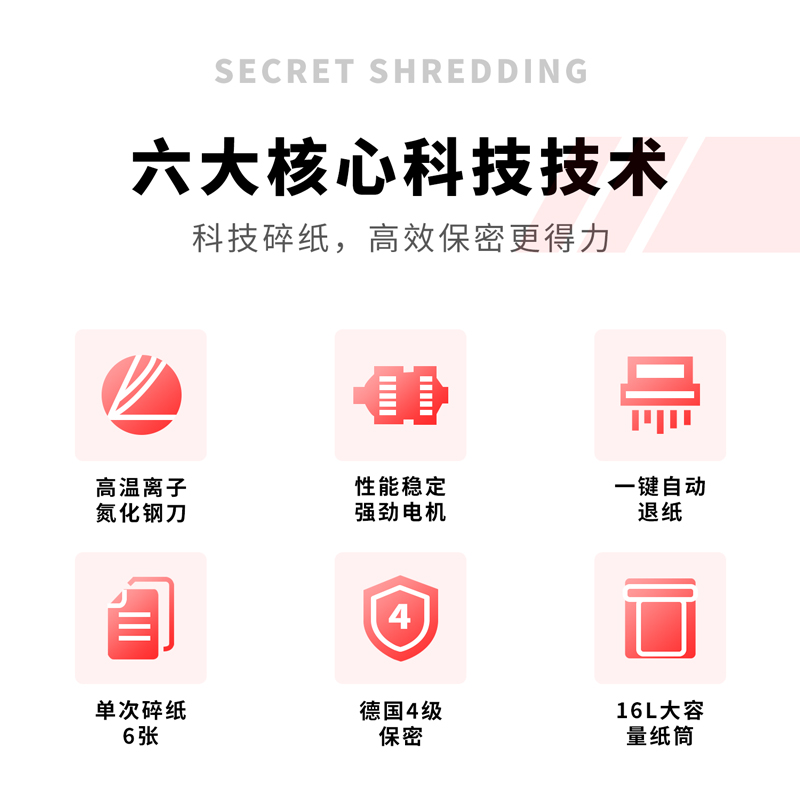 纵横9921碎纸机(白)(台)