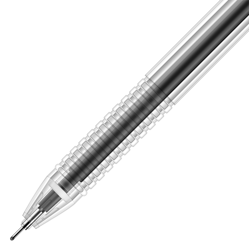 纵横S52中性笔0.5mm半针管(黑)(30支/桶)