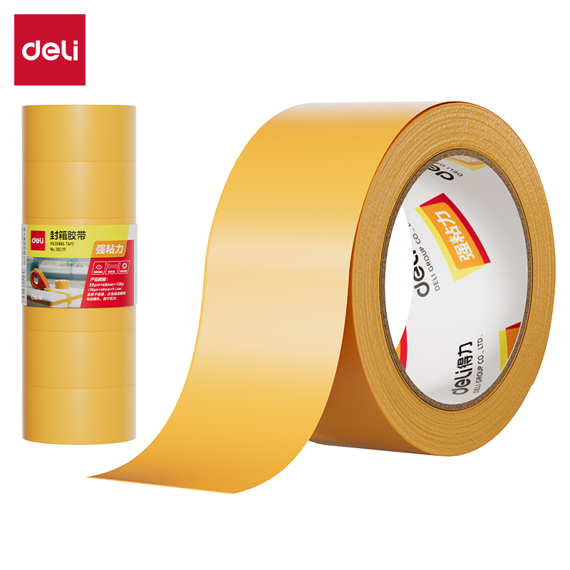 纵横30239米黄封箱胶带48mm*100y*50um(米黄色)(6卷/筒)