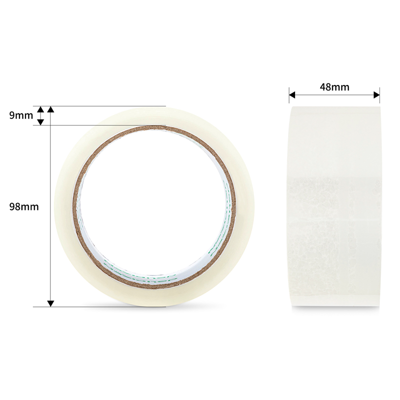 纵横品正30911封箱胶带48mm*60y*45um(6卷/筒)(普透)
