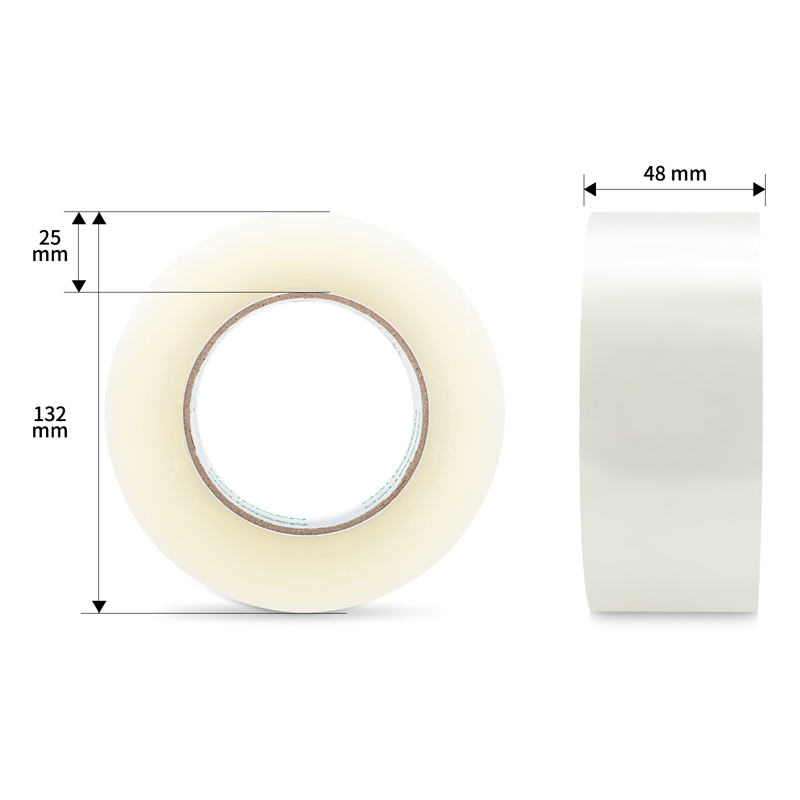 纵横品正30914封箱胶带48mm*200y*45um(6卷/筒)(普透)