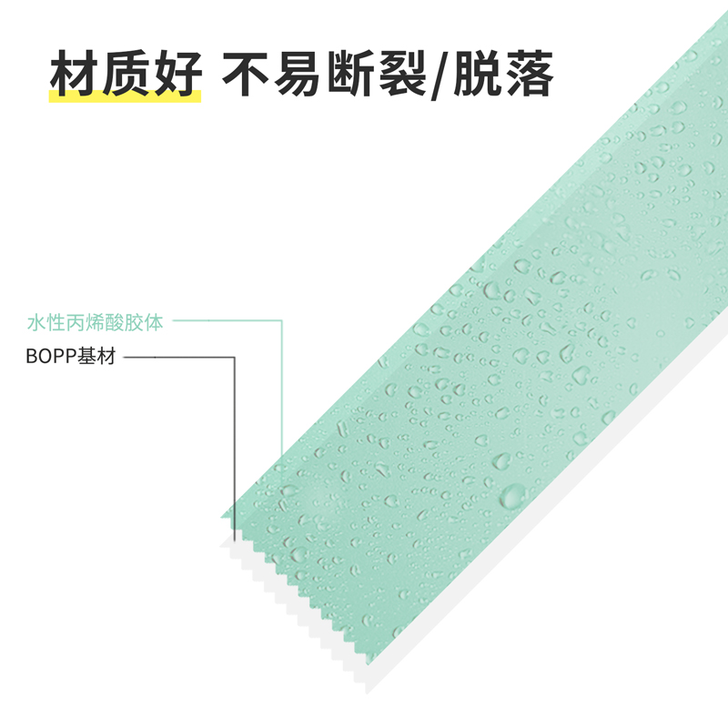 纵横品正30913封箱胶带48mm*150y*45um(6卷/筒)(普透)