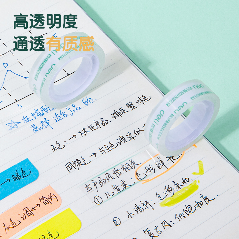 纵横30013易撕型文具胶带12mm*18y*38um(高透)(12卷/筒)