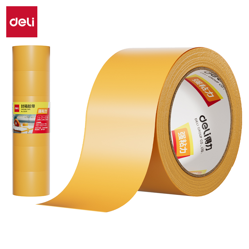 纵横30359米黄封箱胶带60mm*100y*50um(米黄色)(6卷/筒)