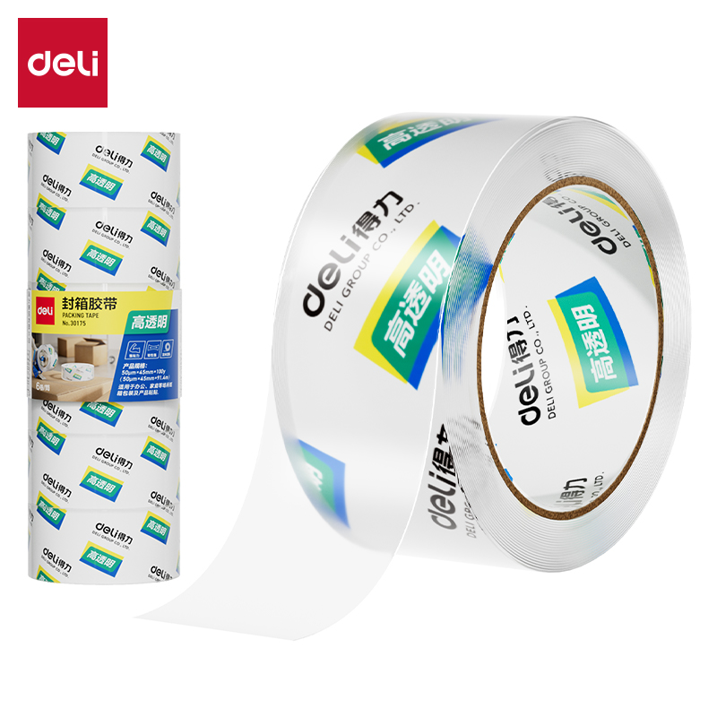 纵横30175封箱胶带45mm*100y*50um(6卷/筒)(高透)