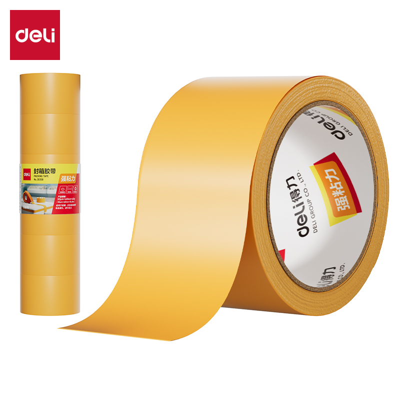 纵横30358米黄封箱胶带60mm*60y*50um(米黄色)(6卷/筒)