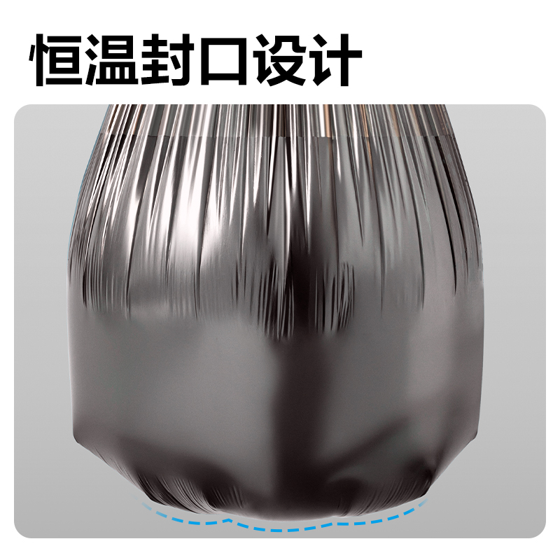纵横33070 垃圾袋(黑)(5卷/套)45×55cm八角底