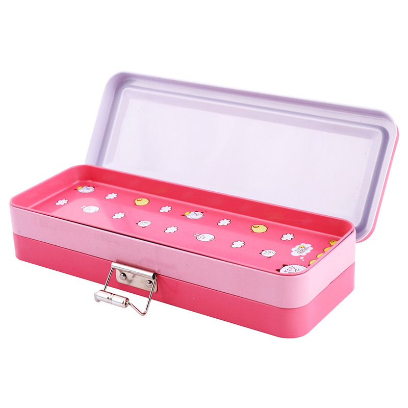 纵横95556三层文具盒(粉)