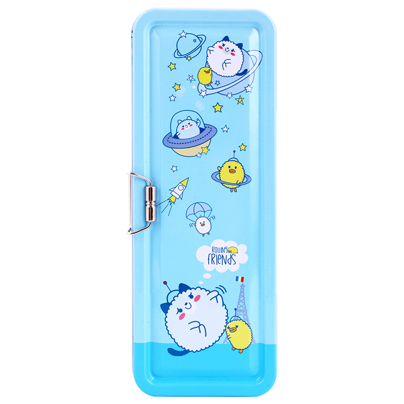 纵横95556三层文具盒(蓝)
