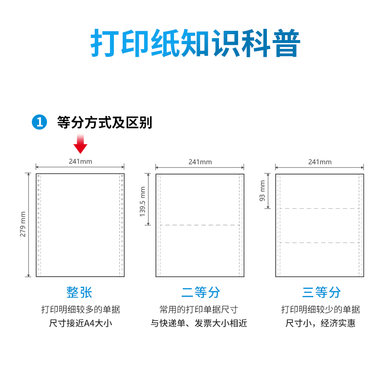 纵横塞纳河N241-2电脑打印纸(C彩色不撕边)(1000页/盒)