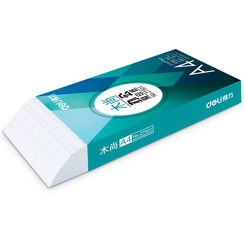 纵横Z7504木尚复印纸A4-70g-10包(白色)(包)