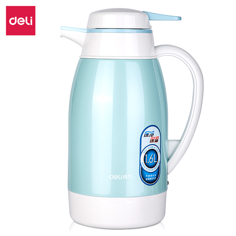 纵横8964保温壶(蓝)(个)1.6l玻璃内胆