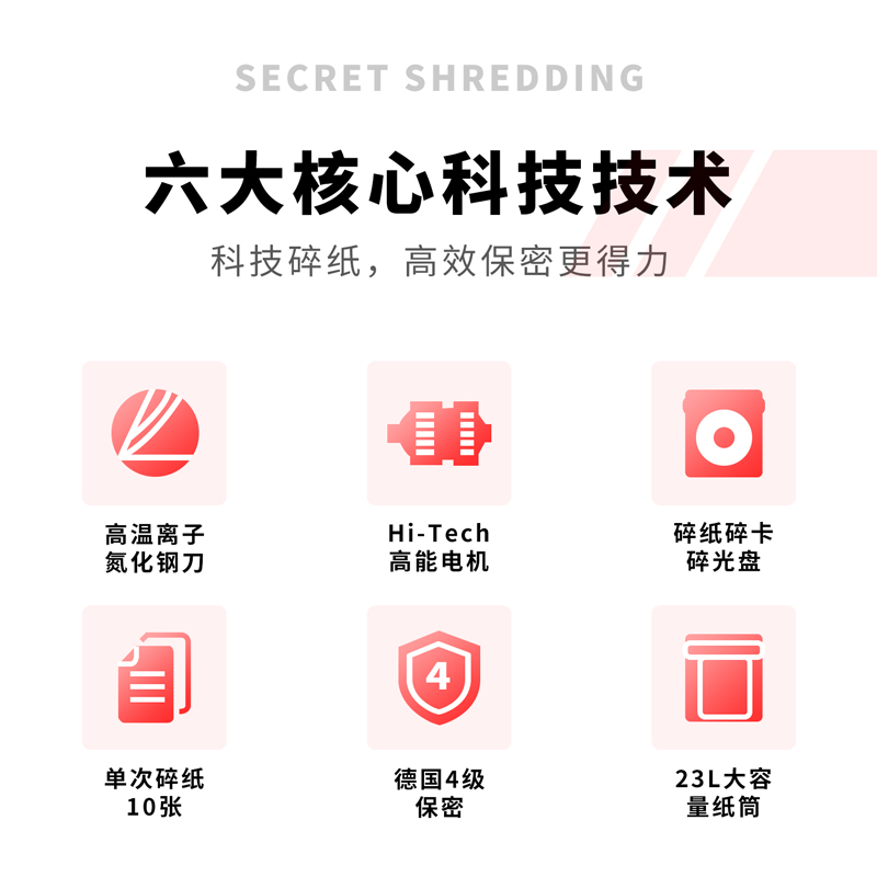 纵横9952碎纸机(白色)(台)