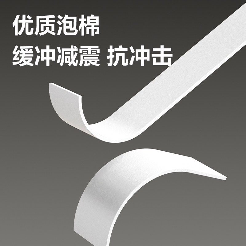 纵横30418-PE双面泡棉胶带18mm*3m*1mm(白色)(卷)-强力款