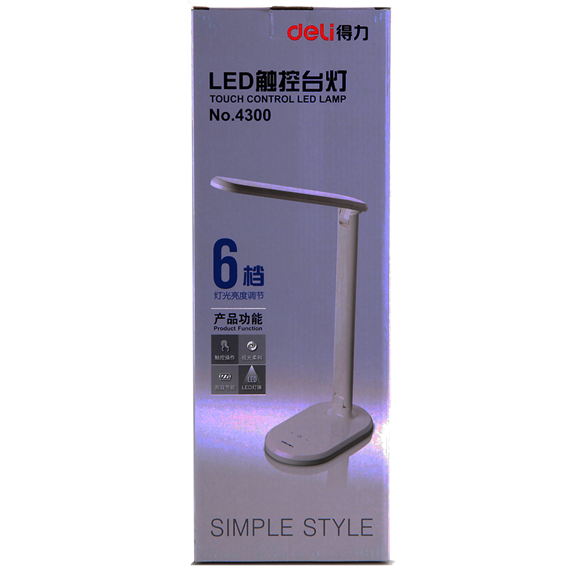 纵横4300LED触控台灯(白色)  适配器 DC12V 1A