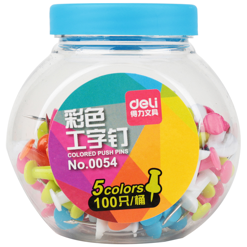 纵横0054彩色工字钉(混)(100只/桶)