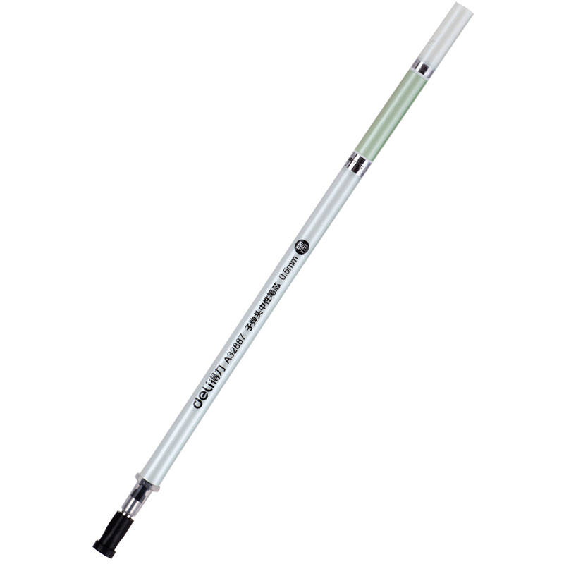 纵横A32887中性笔芯0.5mm子弹头(黑)