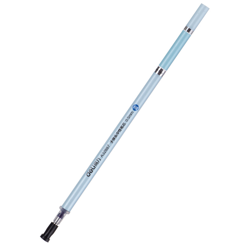 纵横A32887中性笔芯0.5mm子弹头(黑)