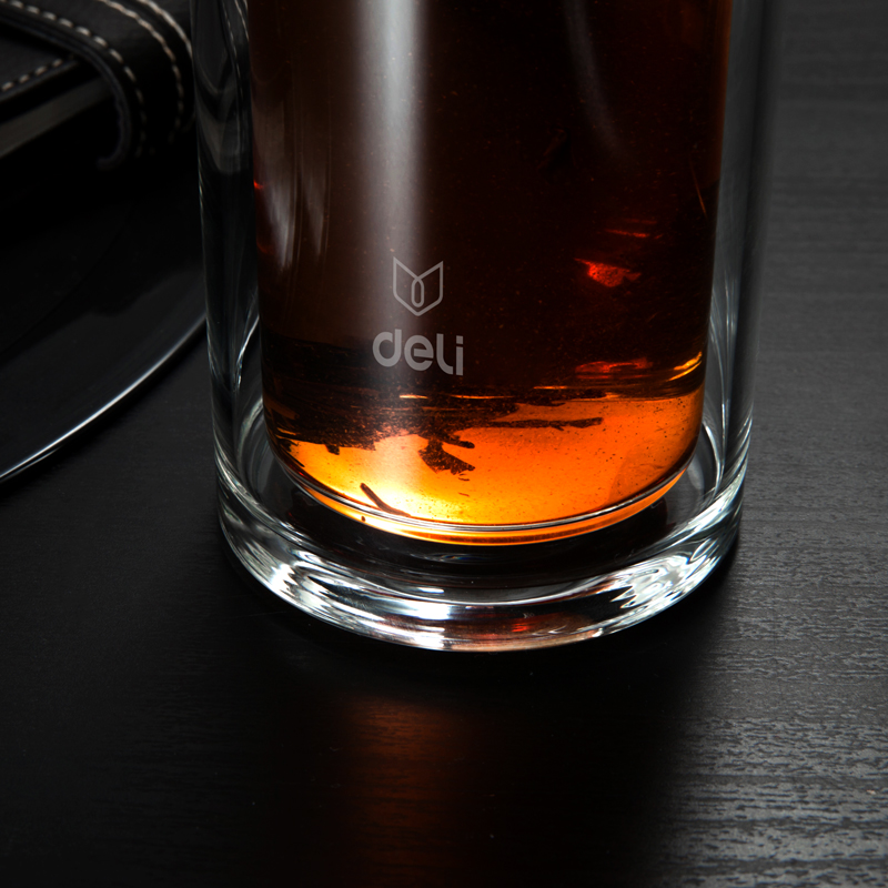 纵横8978玻璃杯(黑)320ml盖子锌合金氧化