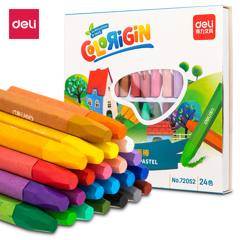 纵横72052油画棒(混)(24色/盒)