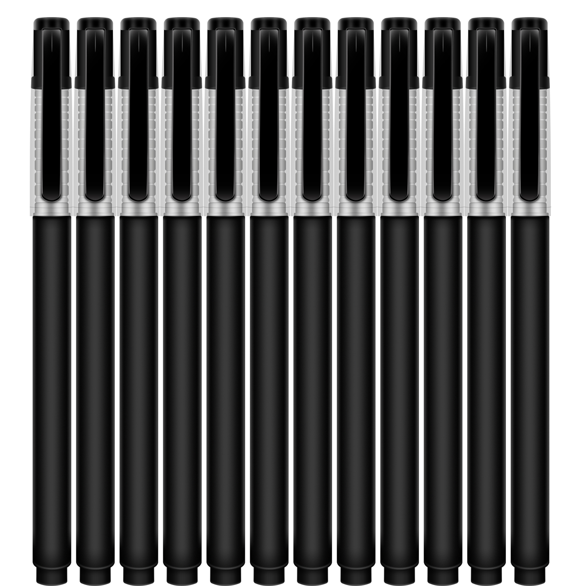 纵横S77拔帽中性笔0.5mm子弹头(黑)(支)