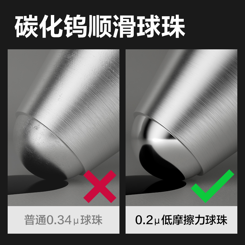 纵横S95中性笔0.5mm子弹头(黑)