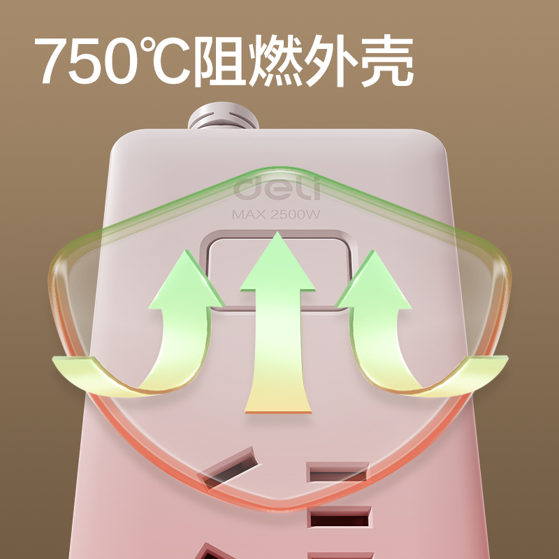 纵横18252插座_3+2_2米_PVC袋装(白)(只)