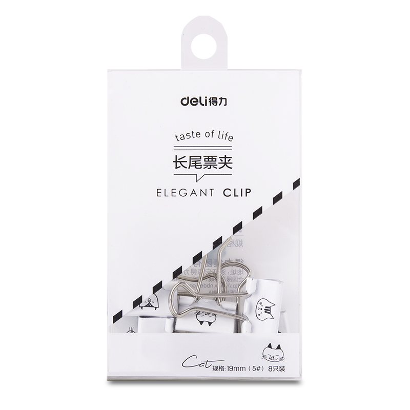 纵横9412印花长尾票夹(混)