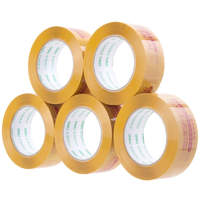 纵横33448快递胶带42mm*120m*50um(黄红)(5卷/筒)