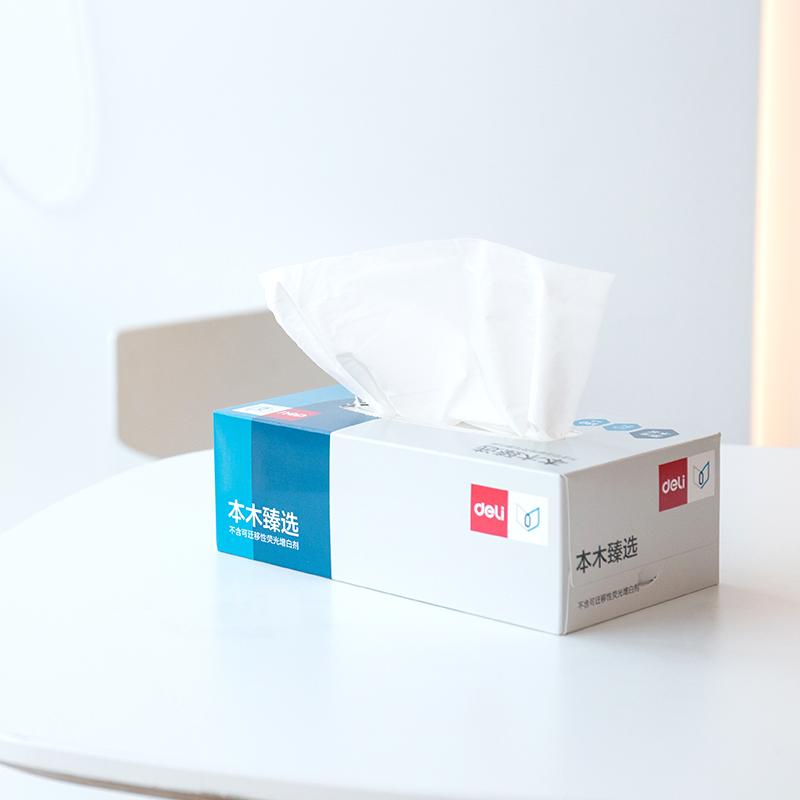 纵横MH2200-01盒装抽取式纸面巾(白)(3盒/提)