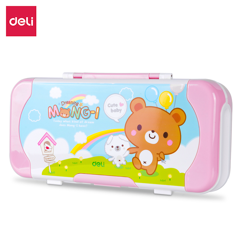 纵横95585塑料文具盒(红色)