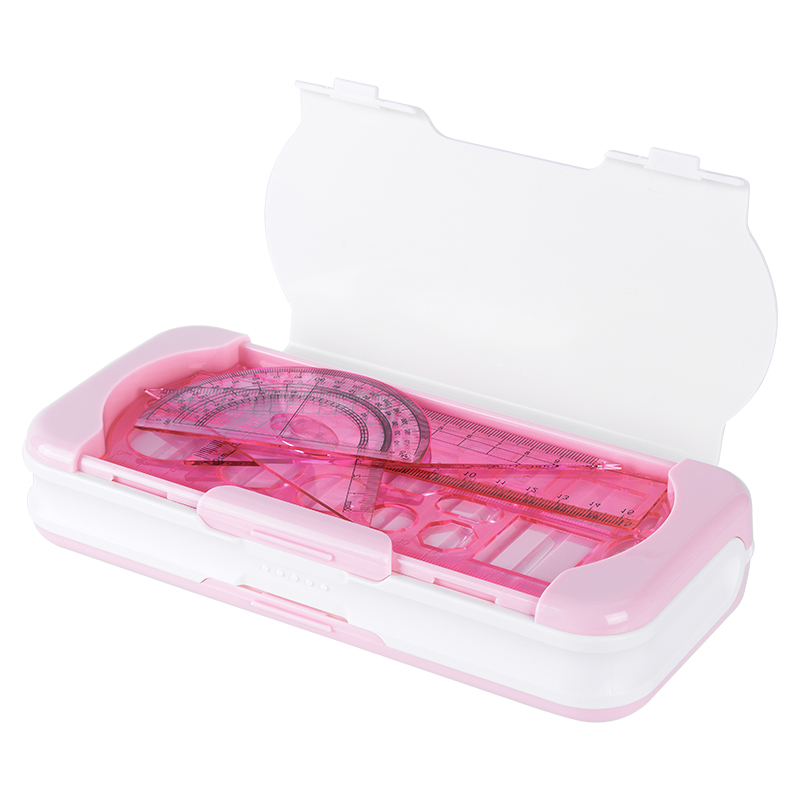 纵横95585塑料文具盒(红色)