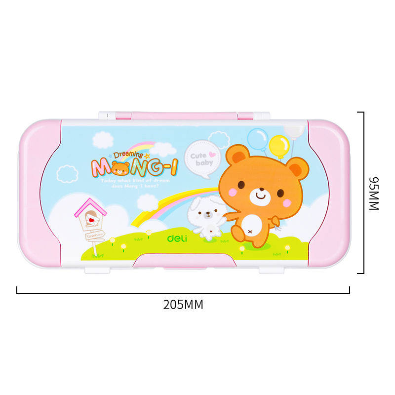 纵横95585塑料文具盒(红色)
