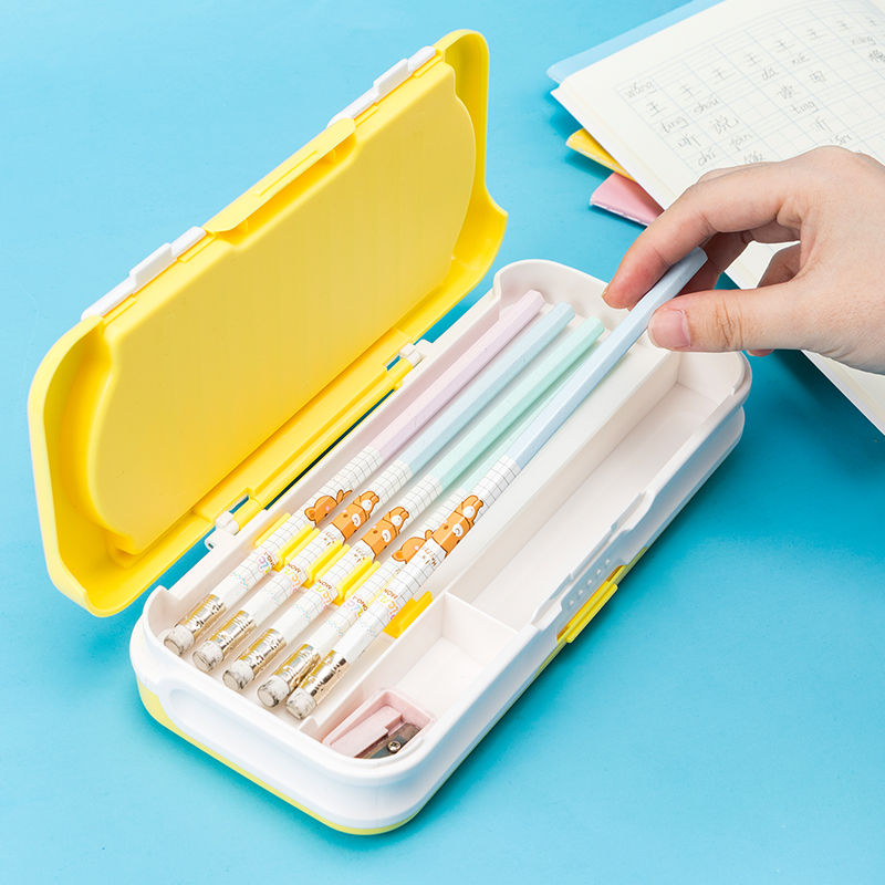 纵横95585塑料文具盒(红色)