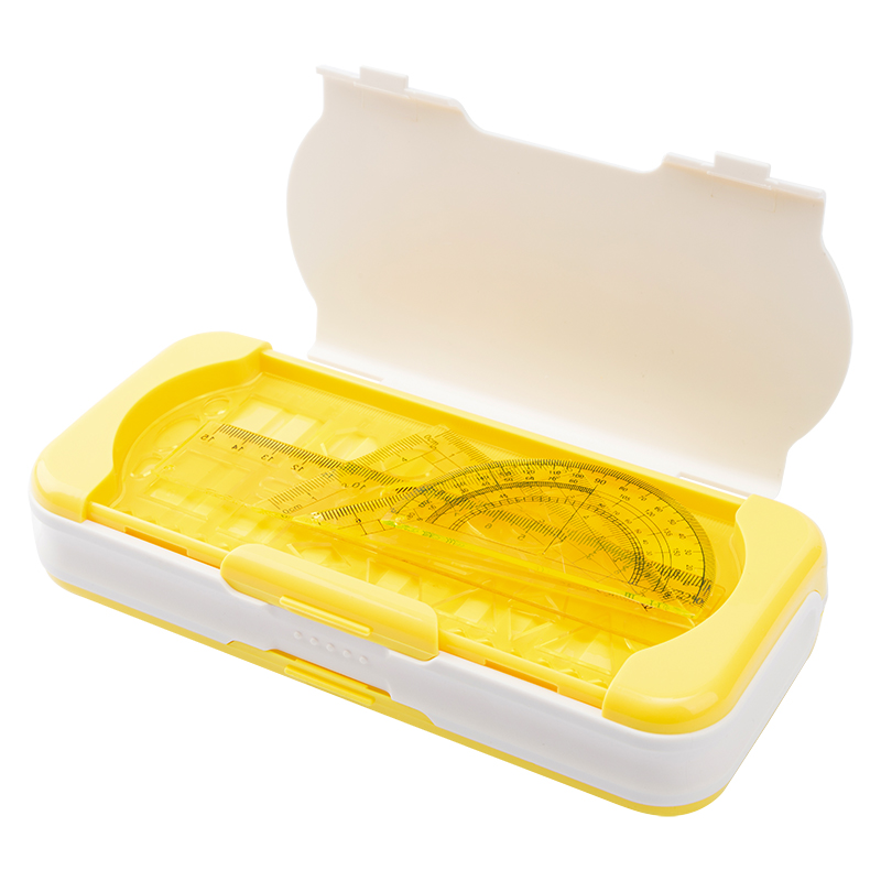 纵横95585塑料文具盒(黄色)