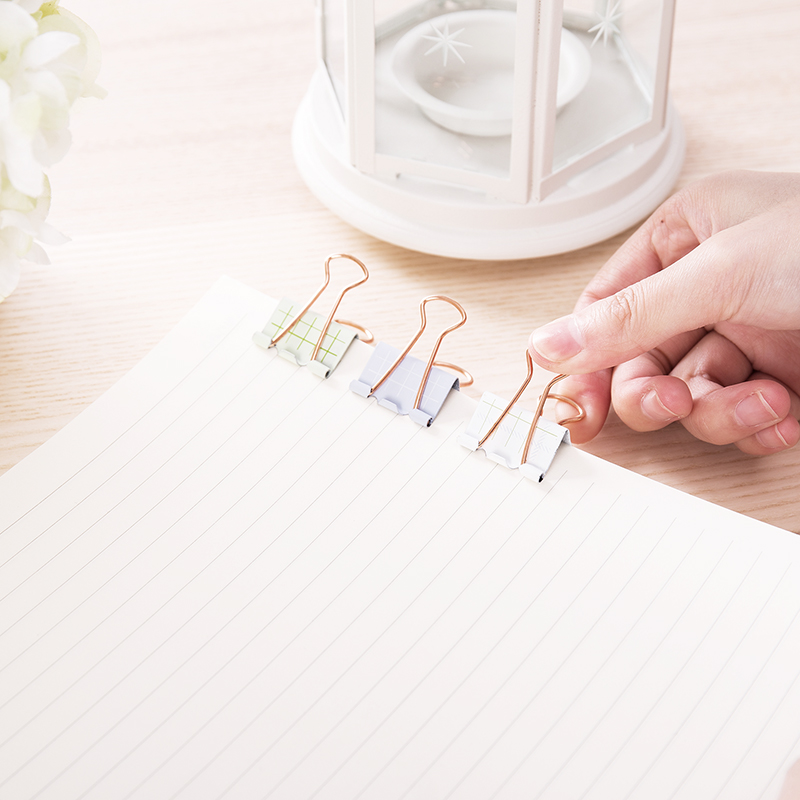 纵横9411长尾票夹(混)(6只/盒)