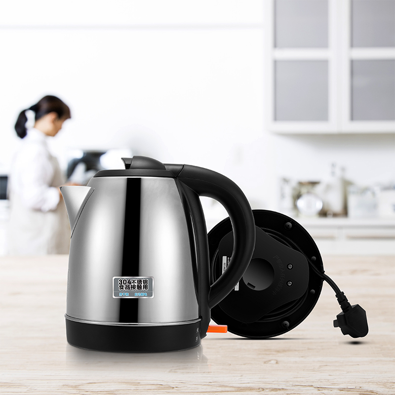 纵横85602电热水壶（1.5L）(本色)单层不锈钢