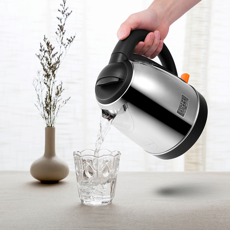 纵横85603电热水壶（1.7L）(本色)单层不锈钢
