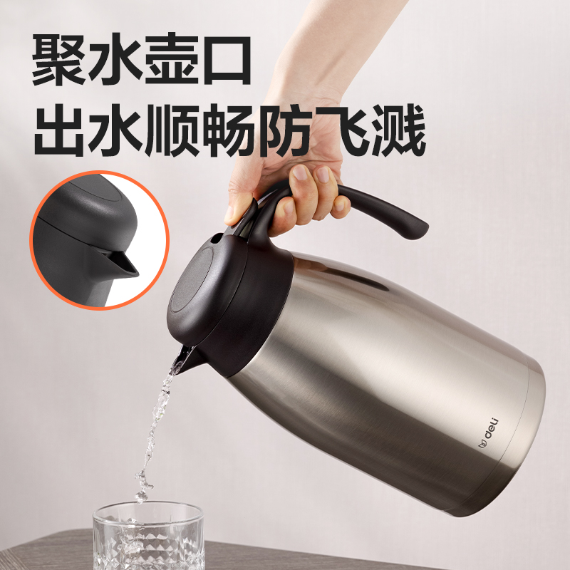 纵横17754不锈钢保温壶1.6L(本色)(盒)